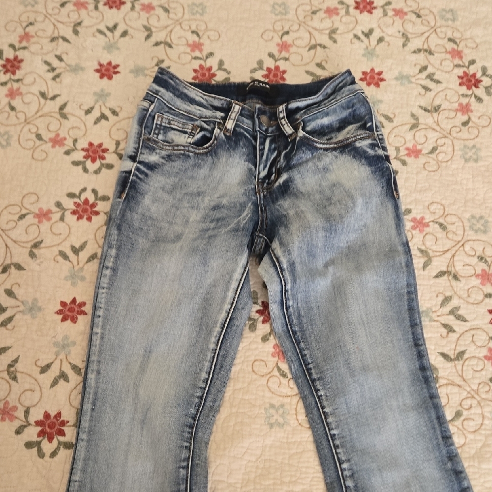 Faded Glory Light Blue Straight Leg Jeans